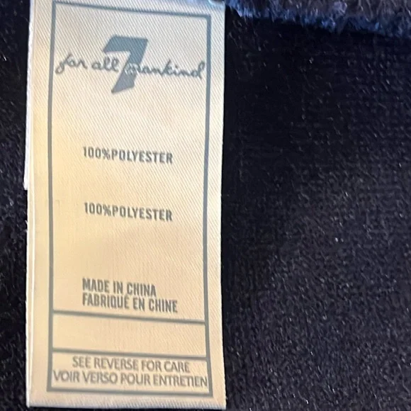 7 for All Mankind Fleece 1/4 Zip& jogger style jeans - boys Sz S ( school age)